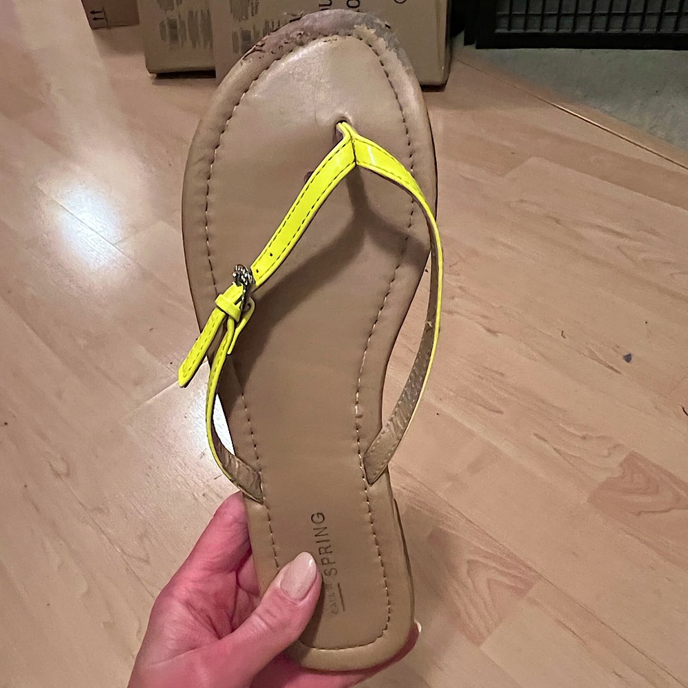 Call It Spring flip flops